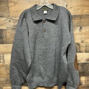 VTG Patrick James Men's Two Button Knit Sweater Size Medium